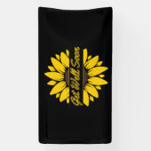 Rétablis-toi vite Tournesol Bannière en vinyle 1.6 (Verticale)