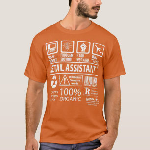 Retail Assistant MultiTasking Certified Job Gift I T-shirt