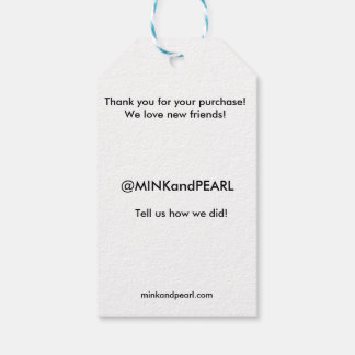 Retail Greeting Label | Social Media Label Cadeaulabel