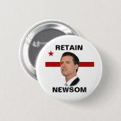 Retain Newsom Ronde Button 5,7 Cm (Voorkant /achterkant)