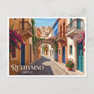 Rethymno Oude Stad Griekenland Briefkaart