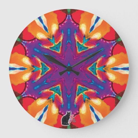 Reticule Kaleidoscoop Grote Klok (Voorkant)