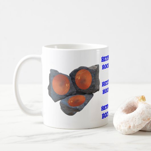 Retina Rocks Mok (Met donut)