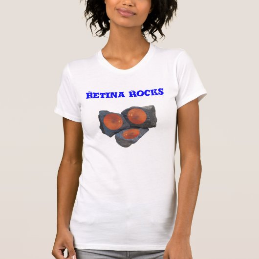 Retina Rocks Womens Bella Canvas T-Shirt (Voorkant)