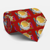 Retina Specialist Mannen Stropdas—Whimsical Stropdas (Opgerold)