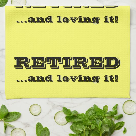 Retiré et l'aimer a customisé la serviette de (Plié)