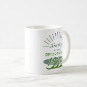 Retiré surfant mon cadeau de tasse de café de (Devant droit)