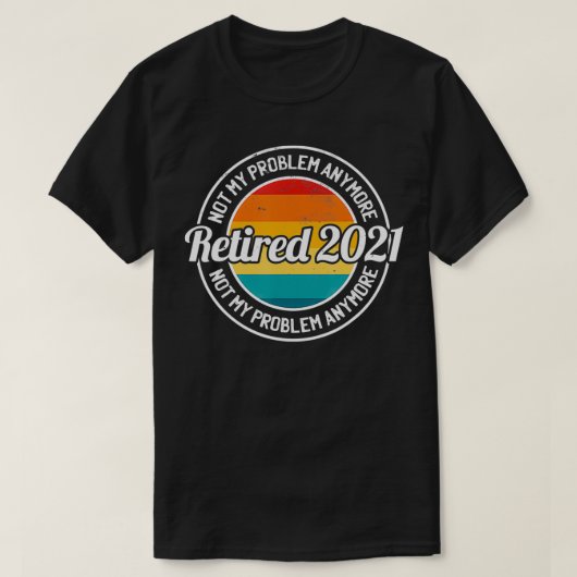 Retired 2021 t-shirt (Design voorkant)