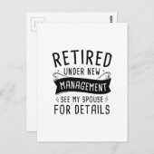 Retired Briefkaart (Voorkant / Achterkant)