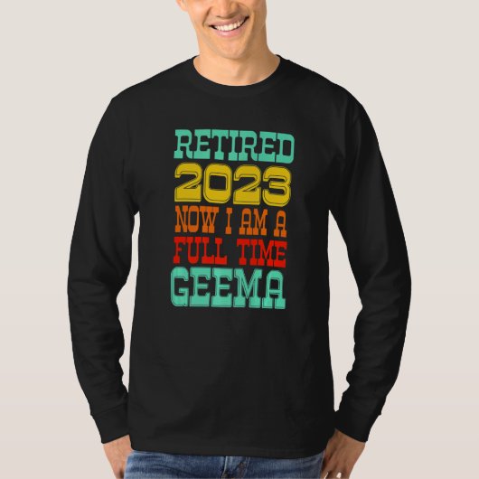Retired Geema 2023 T-shirt (Voorkant)