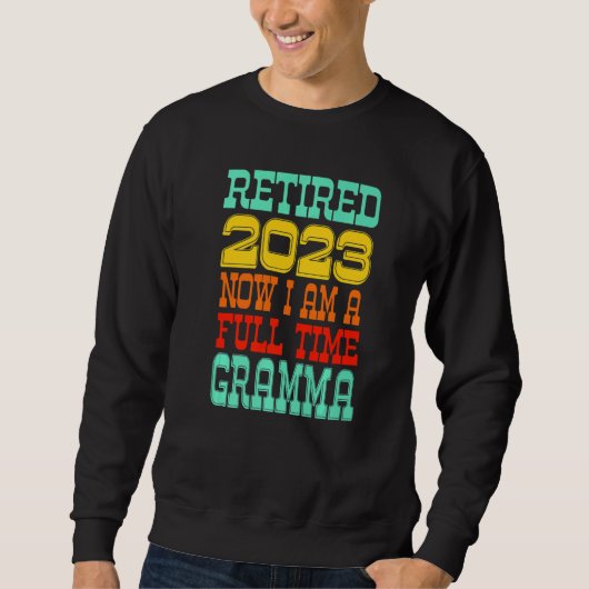 Retired Gramma 2023 Trui (Voorkant)