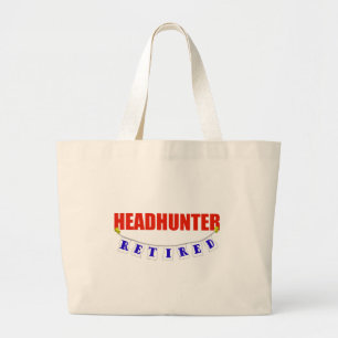 RETIRED HEADHUNTER GROTE TOTE BAG