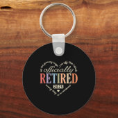 Retired Ly 2025 Humor Funny Retirement Humor  Sleutelhanger (Voorkant)