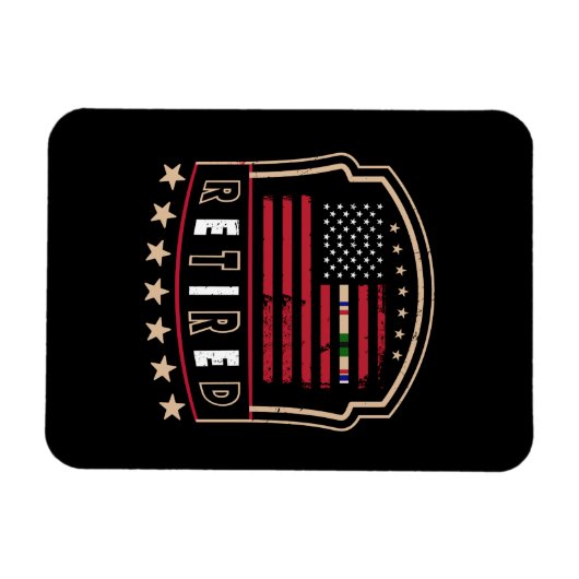 Retired Magneet (Horizontaal)