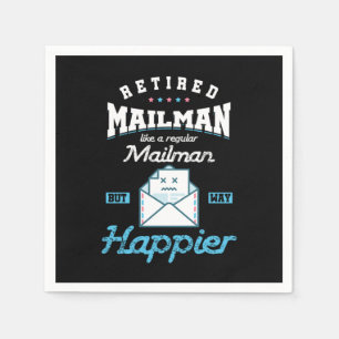Retired Mailman Postal Worker Postman Post Office Servet