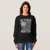 Retired Musician Profession American Flag Premium Trui (Voorkant volledig)