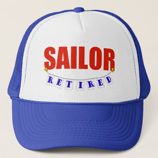 RETIRED SAILOR TRUCKER PET (Voorkant)