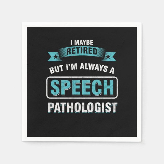 Retired SLP Speech Language Pathologist Therapist  Servet (Voorkant)