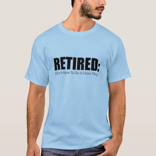 Retired T-shirt (Voorkant)
