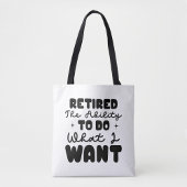 Retired Tote Draagtas