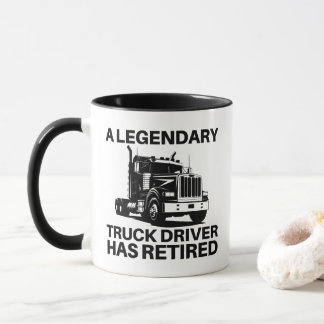Retired Truck Driver Gift Legendary Trucker Retire Mok