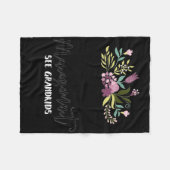 Retired Under New Management See Grandkids Funny R Fleece Deken (Voorkant (Horizontaal))