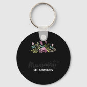 Retired Under New Management See Grandkids Funny R Sleutelhanger (Voorkant)