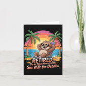 Retired Under New Management See Wife For Details Kaart (Voorkant)