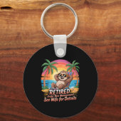 Retired Under New Management See Wife For Details  Sleutelhanger (Voorkant)