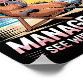 Retired Under New Management See Wife Funny Retire Poster (Hoek)