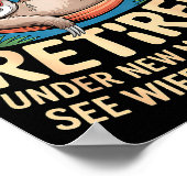 Retired Under New Management See Wife Funny Retire Poster (Hoek)
