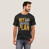 Retired Welder My Retirement Plan Welding for Men T-shirt (Voorkant volledig)