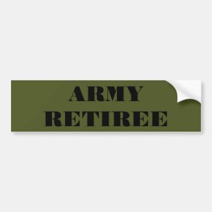 Retiree Bumpersticker Leger