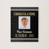 Retiree Gift. Foto Retirement Puzzle Legpuzzel (Verticaal)