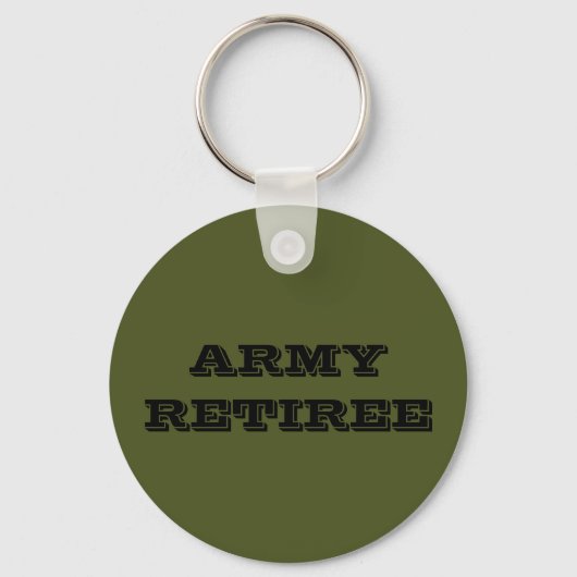Retiree Leger Sleutelhanger (Voorkant)