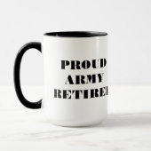 Retiree mok leger Proud (Links)