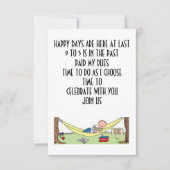 RETIREMENT BETEKENT DAT U MET U-INVITATIE BENUT KAART (Voorkant)