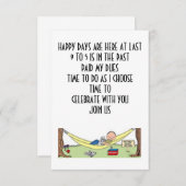 RETIREMENT BETEKENT DAT U MET U-INVITATIE BENUT KAART (Voorkant / Achterkant)