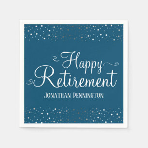 Retirement Confetti Napkins Servet