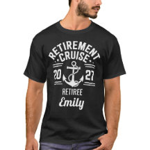 Retirement Cruise 2027 Retiree Crew Name T-Shirt