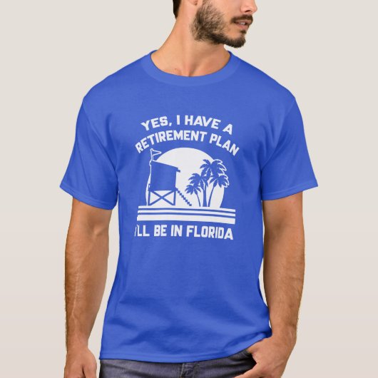 Retirement Florida T-shirt (Voorkant)