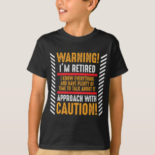 Retirement Gag Gezegde Senior Remoe Husband T-shirt