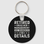 Retirement Gag Party Retired Under New Management Sleutelhanger (Voorkant)