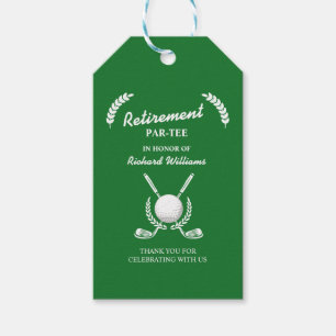 Retirement Golf Clubs Wreath Theme Party Cadeaulabel