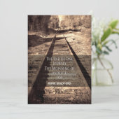 RETIREMENT INVITATION-JOURNEY ENDED/ANother BEGINT Kaart (Staand voorkant)