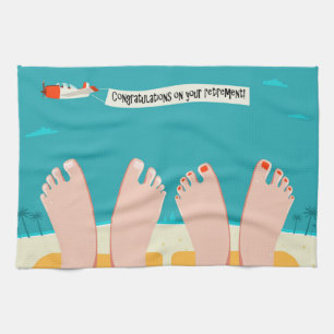 Retirement Kitchen Towel Theedoek