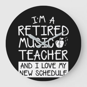Retirement Music Teacher Love New Schedule Grote Klok