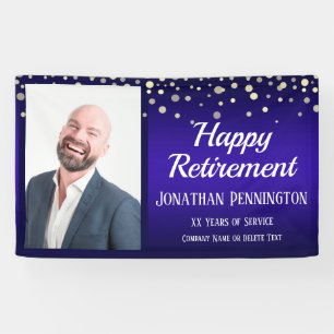 Retirement One Photo confetti Spandoek