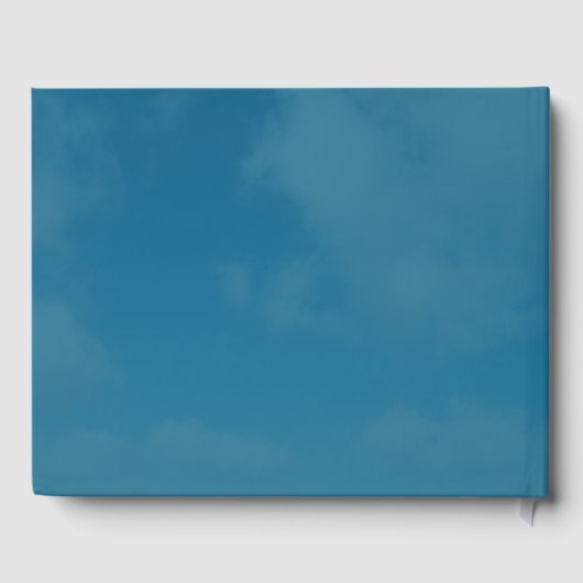 Retirement Party Guest book with Airplane Design 3 Gastenboek (Achterkant)