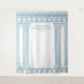 Retirement Party in blue Wandkleed (Voorkant)